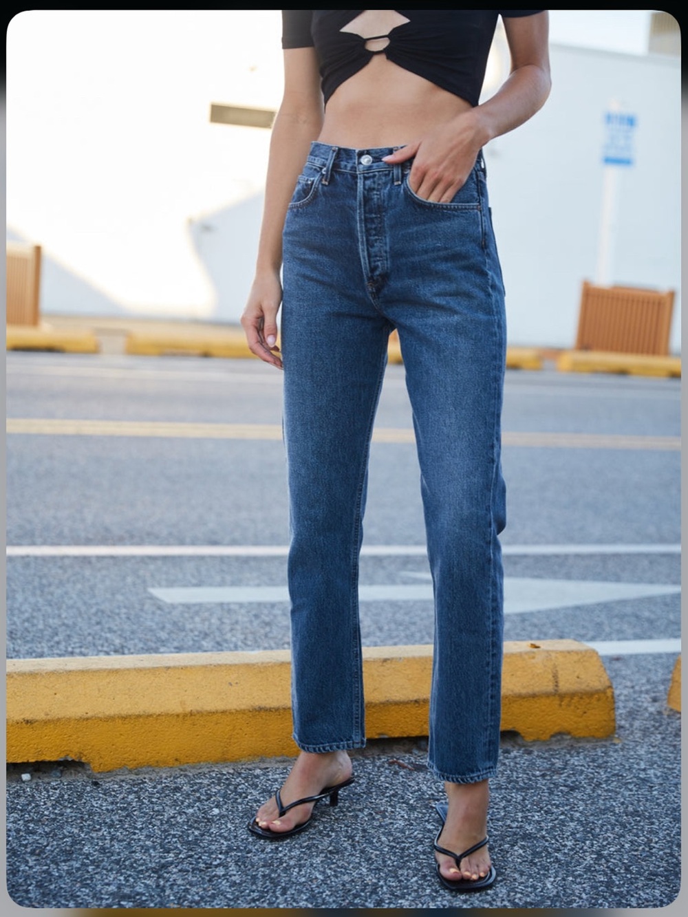 AGOLDE JEANS | Pinch Waist High Rise Zip Closure, never worn